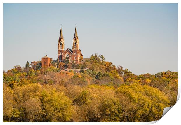 Holy Hill National Shrine of Mary Print by Bob Small