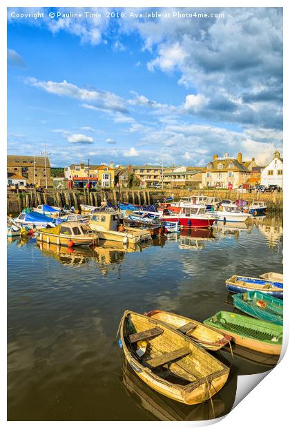 West Bay, harbour, Dorset , UK Print by Pauline Tims