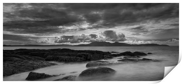 A View To Arran Print by Gareth Burge Photography