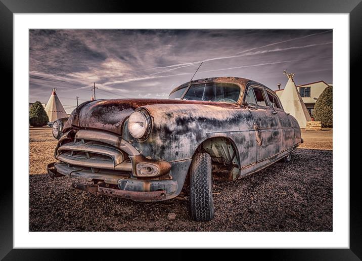 Rusted Classic 1 Framed Mounted Print by Gareth Burge Photography