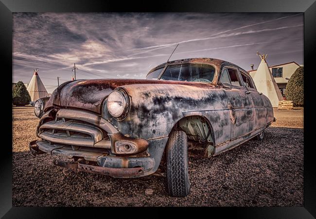 Rusted Classic 1 Framed Print by Gareth Burge Photography