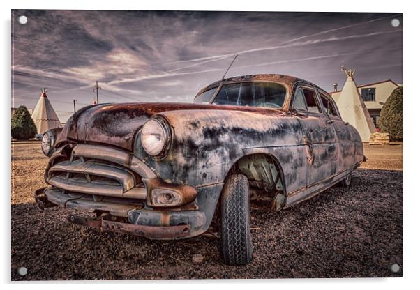 Rusted Classic 1 Acrylic by Gareth Burge Photography