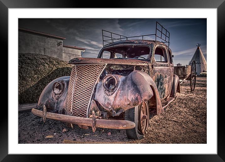 Rusted Classic 3 Framed Mounted Print by Gareth Burge Photography