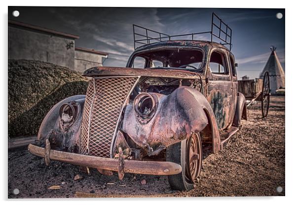 Rusted Classic 3 Acrylic by Gareth Burge Photography