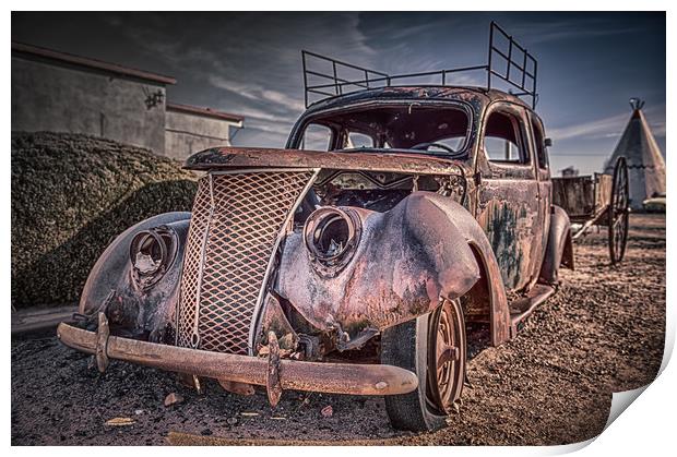 Rusted Classic 3 Print by Gareth Burge Photography
