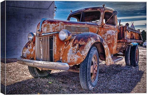 Rusted Classic 4 Canvas Print by Gareth Burge Photography