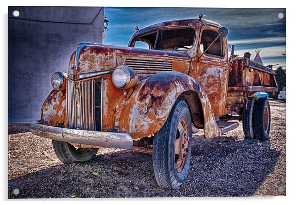 Rusted Classic 4 Acrylic by Gareth Burge Photography