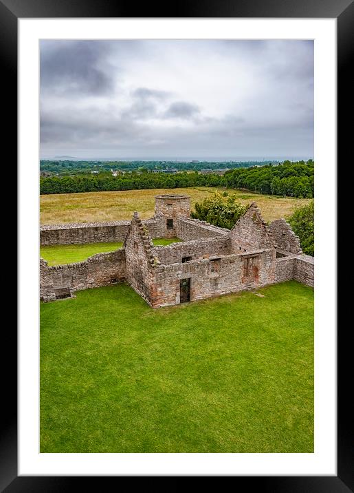 Craigmillar Castle Chapel Ruins Framed Mounted Print by Antony McAulay
