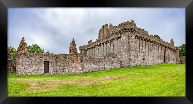 Craigmillar Castle Panorama Framed Print by Antony McAulay