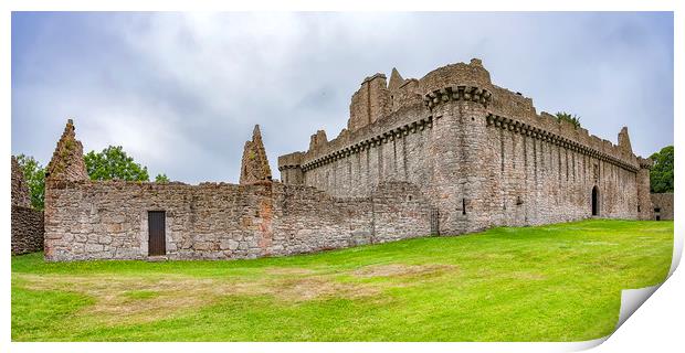 Craigmillar Castle Panorama Print by Antony McAulay