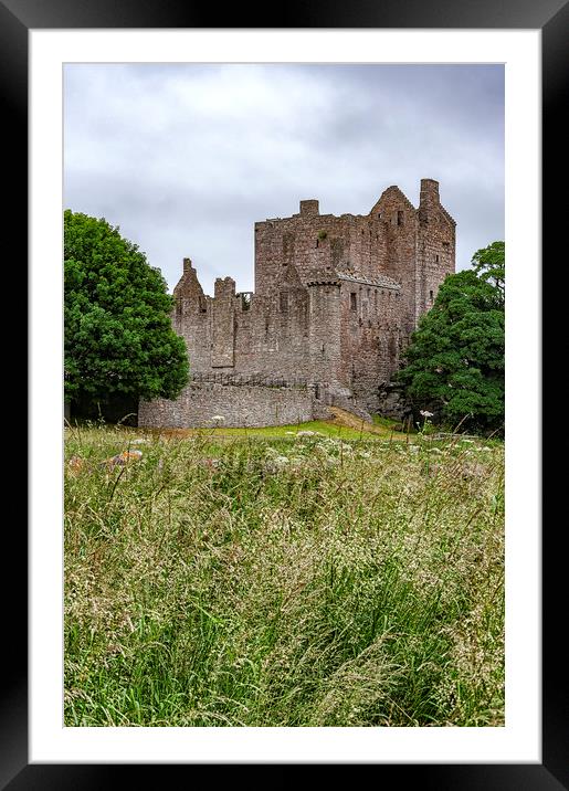 Craigmillar Castle Ruins Framed Mounted Print by Antony McAulay