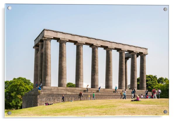 Edinburgh National Monument Acrylic by Antony McAulay