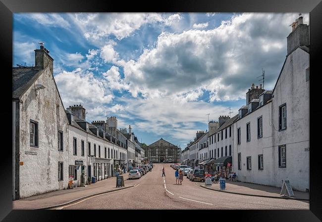 Inveraray Street Scene Framed Print by Antony McAulay