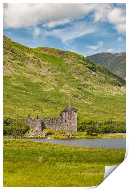 Kilchurn Castle Lochside Print by Antony McAulay