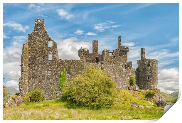 Kilchurn Castle Ruins Print by Antony McAulay