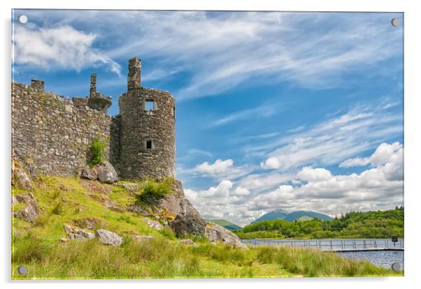 Kilchurn Castle Acrylic by Antony McAulay