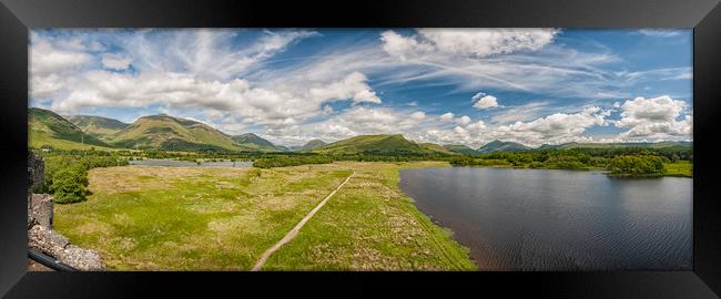 Loch Awe Panorama Framed Print by Antony McAulay