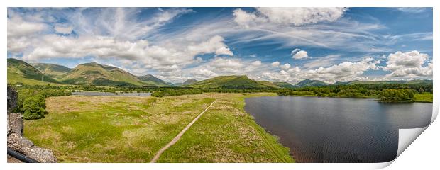 Loch Awe Panorama Print by Antony McAulay