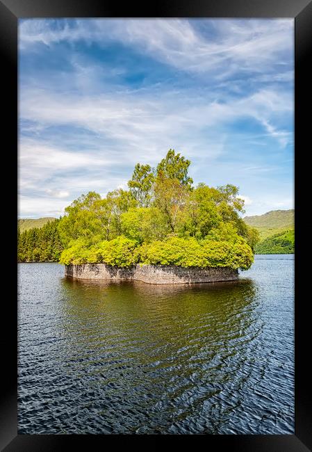 Loch Katrine Factors Isle Framed Print by Antony McAulay