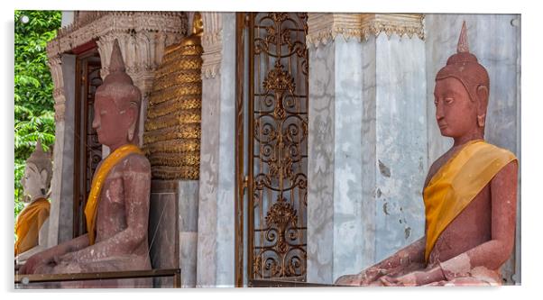 Phetchaburi Temple Entrance Acrylic by Antony McAulay