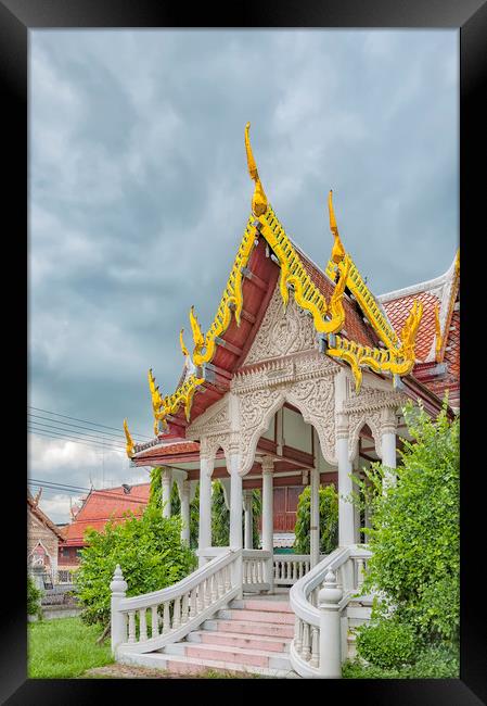 Phetchaburi Temple in Thailand Framed Print by Antony McAulay