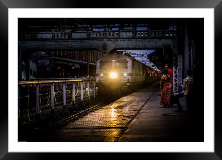Arrival Framed Mounted Print by Indranil Bhattacharjee