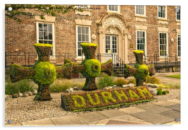Durham Floral Display Acrylic by Robert Murray