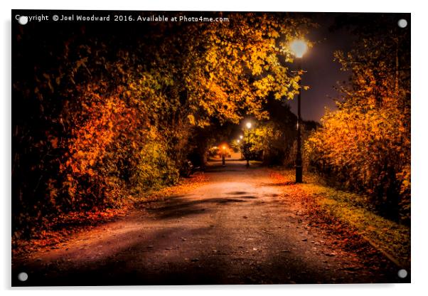 Autumn Nights Acrylic by Joel Woodward