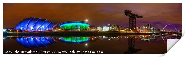 Clyde Night Panorama Print by Mark McGillivray