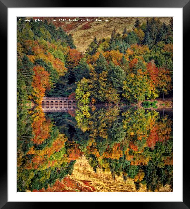Autumnal Reflections Framed Mounted Print by K7 Photography