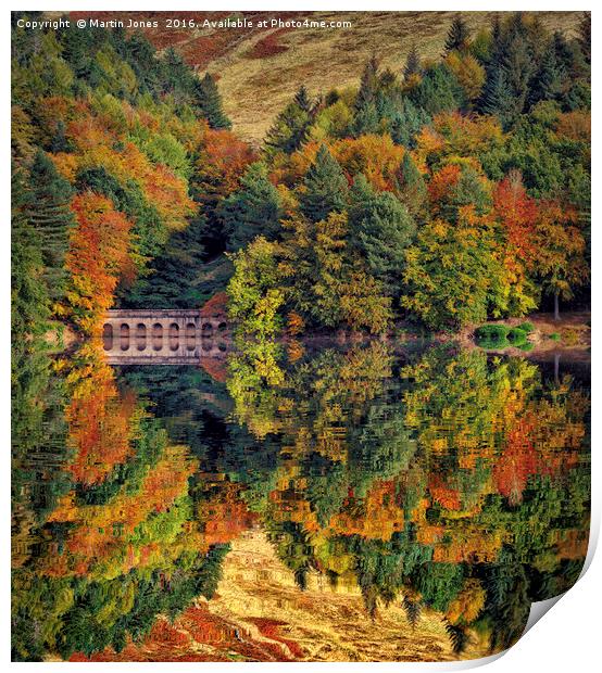Autumnal Reflections Print by K7 Photography