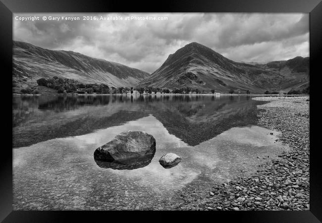 Buttermere Reflections Framed Print by Gary Kenyon