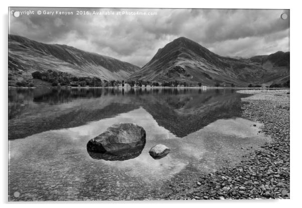 Buttermere Reflections Acrylic by Gary Kenyon