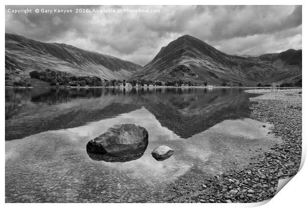 Buttermere Reflections Print by Gary Kenyon