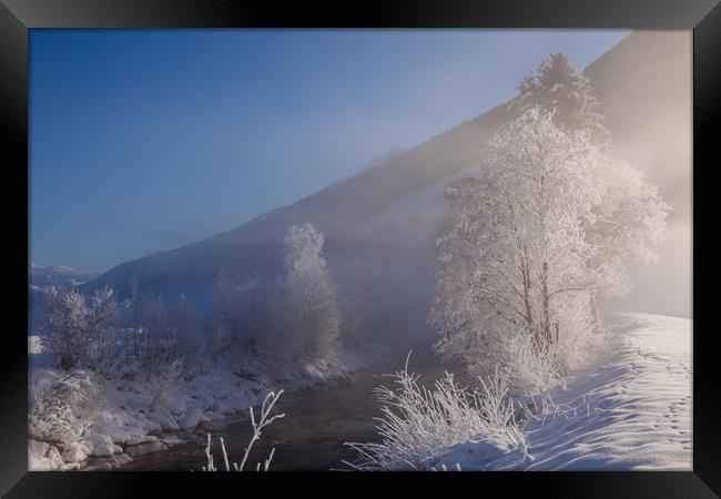 Misty winter morning Framed Print by Thomas Schaeffer