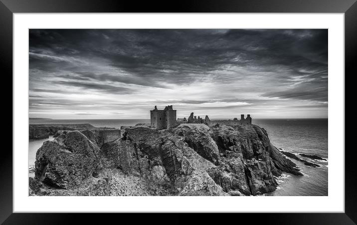 Dunnottar Castle: A Ruined Fortress by the Sea Framed Mounted Print by Stuart Jack