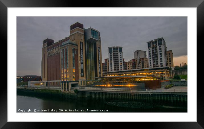 Baltic Flour Mill Framed Mounted Print by andrew blakey