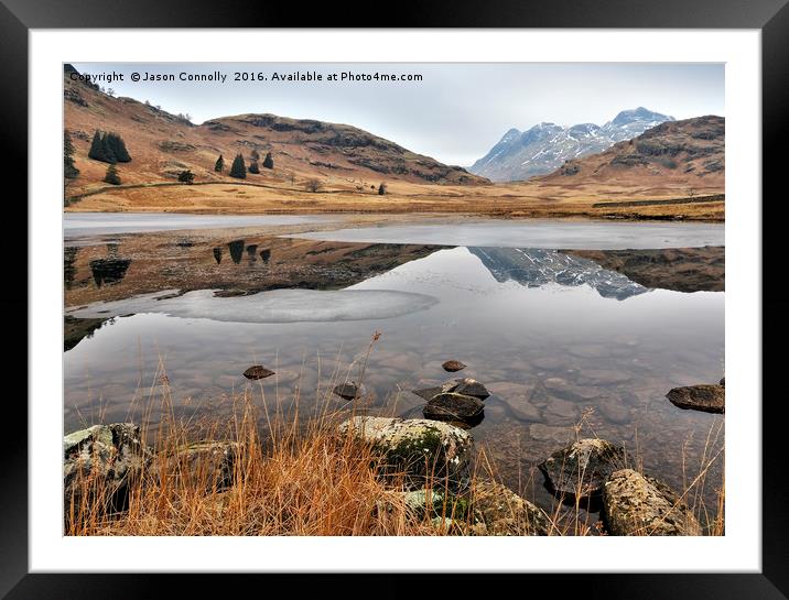 Blea Tarn, Lake District Framed Mounted Print by Jason Connolly