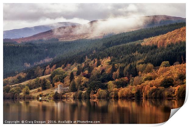Loch Tummel Scotland Print by Craig Doogan