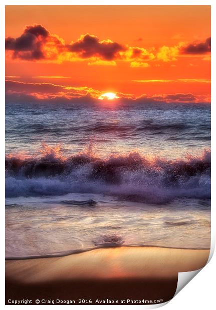 Dalmore Sunset Print by Craig Doogan