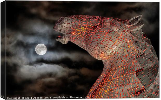 Moon Kelpie Canvas Print by Craig Doogan