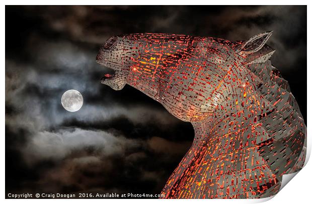 Moon Kelpie Print by Craig Doogan