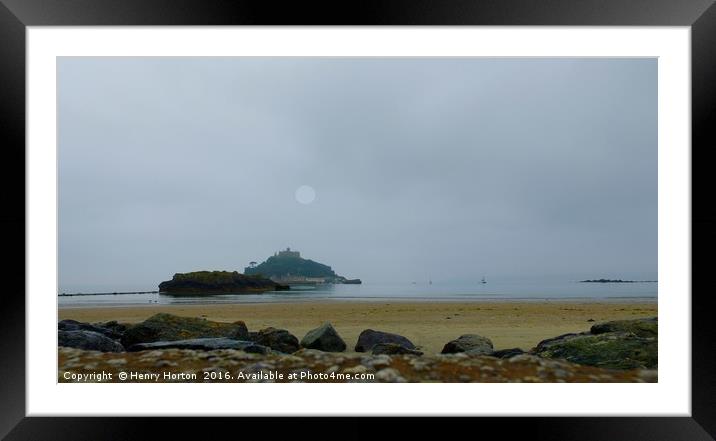 St Michael's Mount Framed Mounted Print by Henry Horton