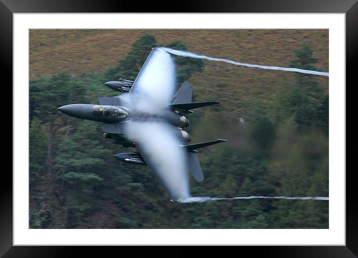 F15 Strike Eagle Framed Mounted Print by Oxon Images