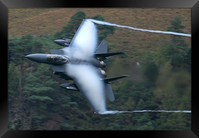 F15 Strike Eagle Framed Print by Oxon Images