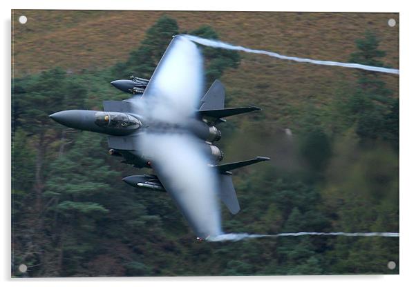F15 Strike Eagle Acrylic by Oxon Images