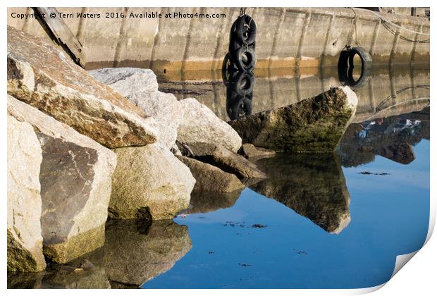 Reflections Rock Print by Terri Waters