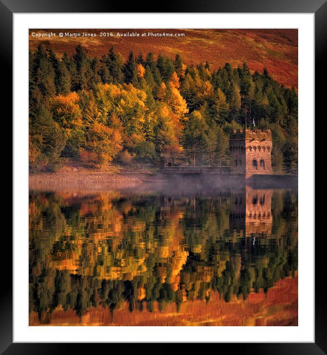 Autumn comes to Derwent Framed Mounted Print by K7 Photography