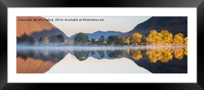 Arboreal Buttermere Framed Mounted Print by John Ealing