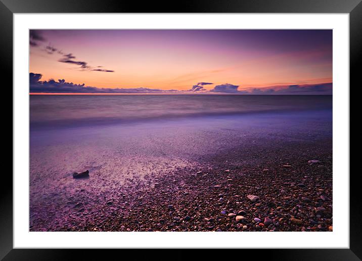 Sunrise North Sea Framed Mounted Print by David Lewins (LRPS)